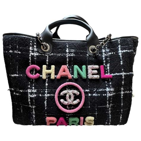 magasin chanel deauville|chanel deauville tweed tote.